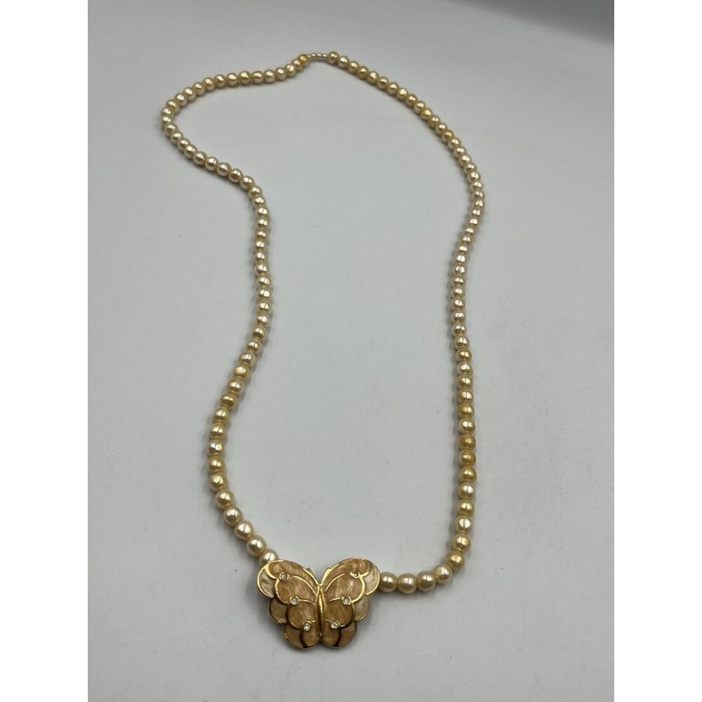 Vintage Kenneth Jay Lane Kjl For Avon Pearl Ename… - image 3